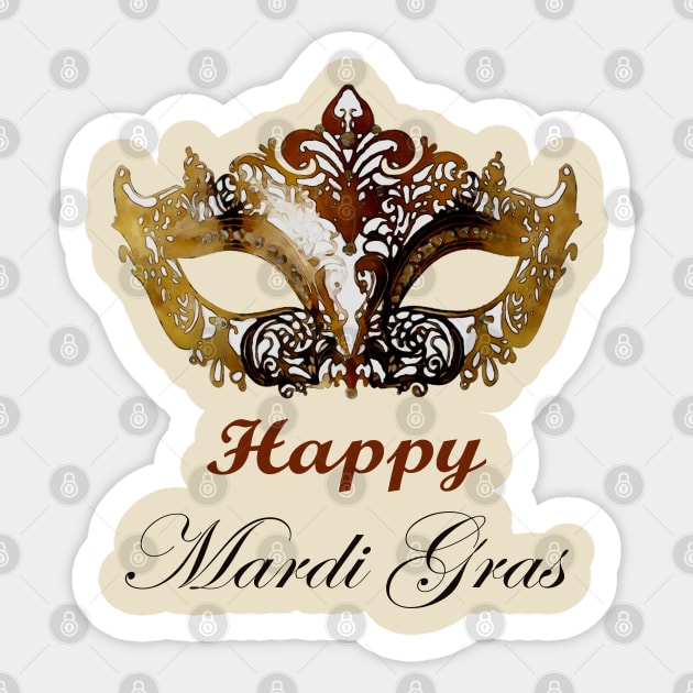 Mardi Gras Sticker by Blue Diamond Store